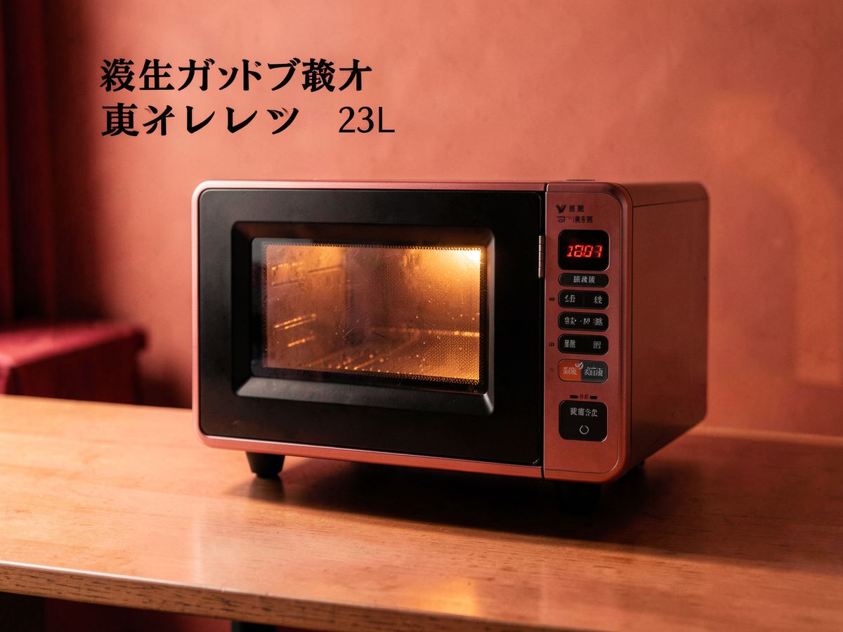 音声ガイド付き 電子レンジ 23L